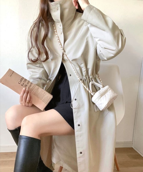 大人の必需品！ スタンドネックドロストコート ce1240022 – Classical Elf