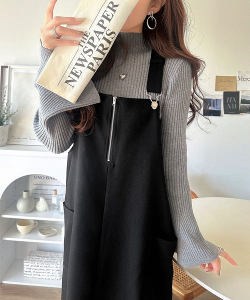 ふんわりフォルムが魅せる大人の抜け感♪バッククロスジップデザイン