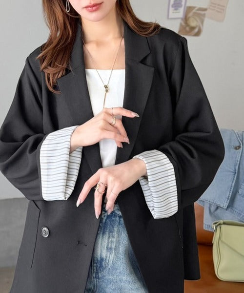 mily bilet】折ってもかわいい♪春まで着れちゃう万能アイテム。裏地
