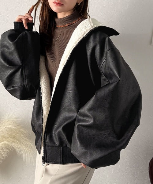 JaVaジャバコラボ》気分に合わせて変化を楽しむ。2wayフェイクレザー