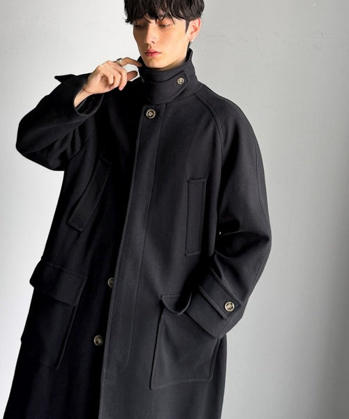 Classical Origin】「上品さ、極まる」。ロング丈比翼2way衿ステン