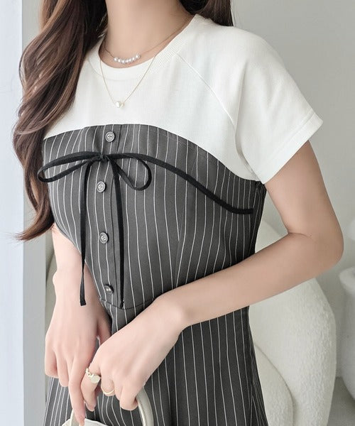 mily bilet】こなれ感抜群の最旬レイヤード。Tシャツレイヤード風