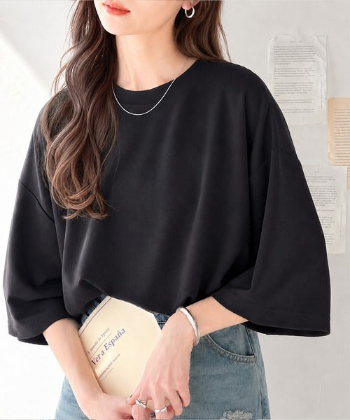 艶感素材でゆったりな着心地。ダンボールビッグTシャツ ce1260189