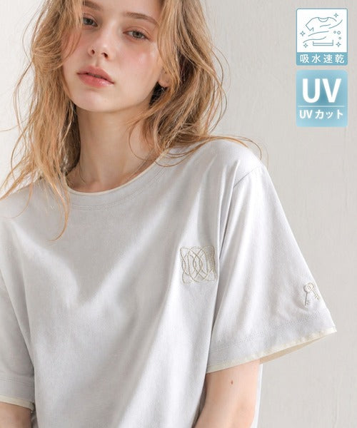 接触冷感・吸水速乾・UVカット機能付き】リッチカジュアルなアイテム