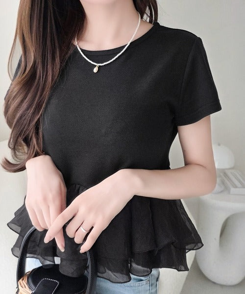 mily bilet】可憐に揺れて、ときめきを纏う♪前後2wayペプラム切替