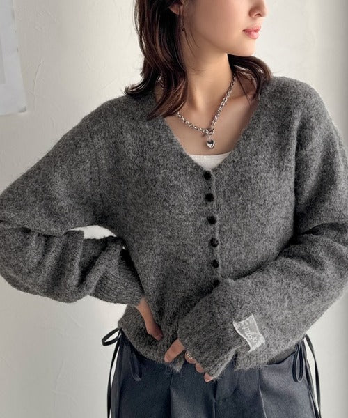 mily bilet】愛らしさ100％。レースネーム付きくるみボタンミックス