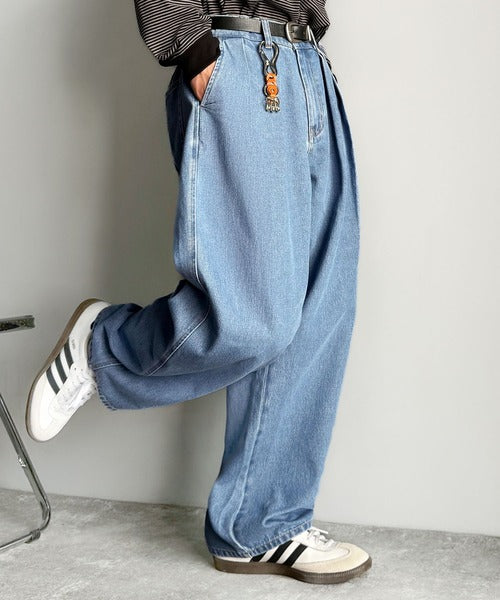 Classical Origin】「虜になる！」インツータックワイドバルーンデニム