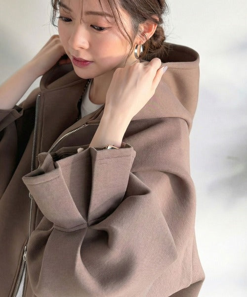 ふんわり、ゆったり、袖にキュン♪ダブルジップキャンディスリーブ