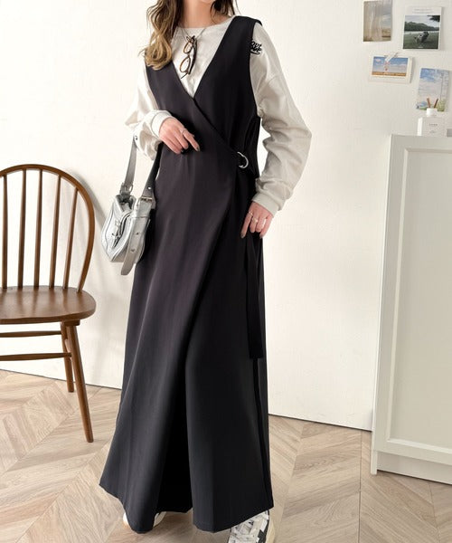 楽チンなのにキチンと魅せ！2wayラップオールインワン ce1070071