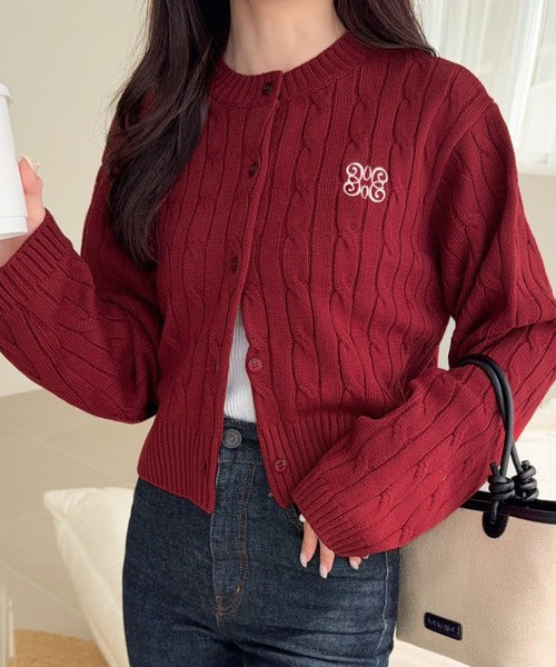 【舞様ご購入】ルルウィルビー　M カーディガン　リップ　柄 アナイ好きにも 舞様ご購入】ルルウィルビー M カーディガン リップ 柄 アナイ