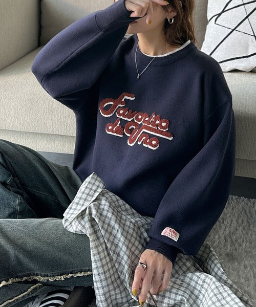 JaVaジャバコラボ》後ろタックで作る旬シルエット♪サガラ刺繍風ロゴ