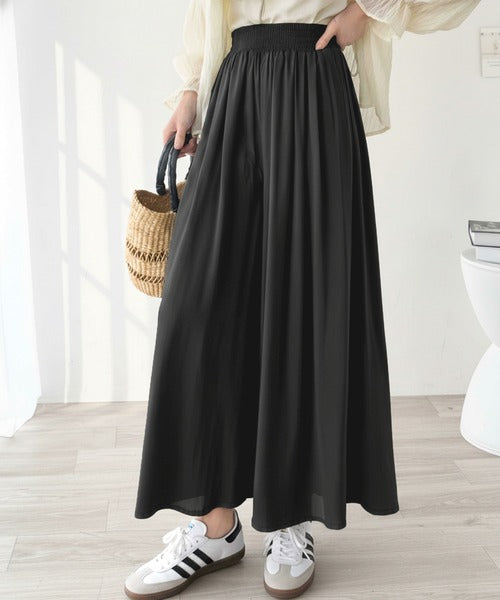 さらり、軽やか。リラックスstyleキマる。レーヨン素材ウエスト
