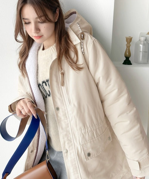 family+】1枚でいいとこどり♪ボアライナー付き3wayハイブリッド