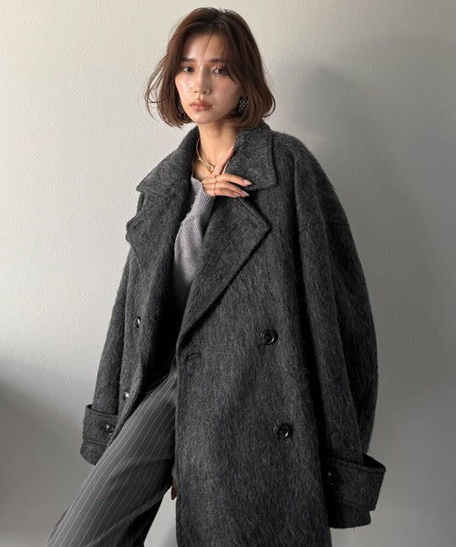 Classical Evon】気品に溢れ、温もり満たす。シャギーピーコート