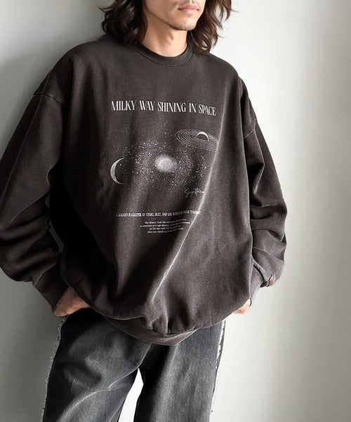 Javaジャバコラボ》サマになる宇宙柄プリント。ピグメントビッグ