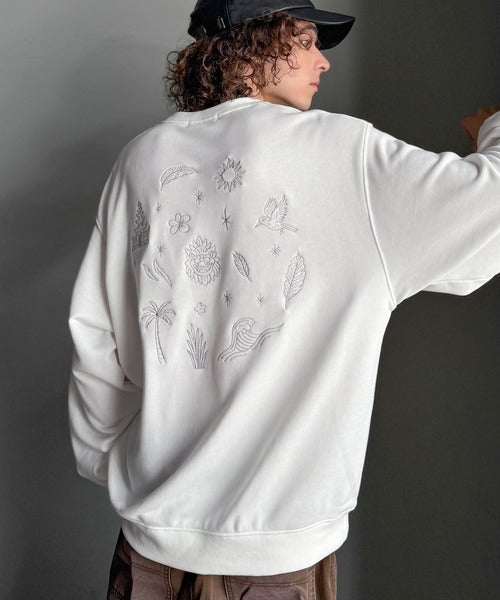 Classical Origin】「背中で魅せる。」バック刺繍入りスウェット