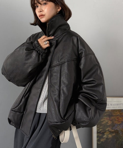 JaVa ジャバコラボ》寒さ知らずの防寒力！高級感あふれる中綿フェイク