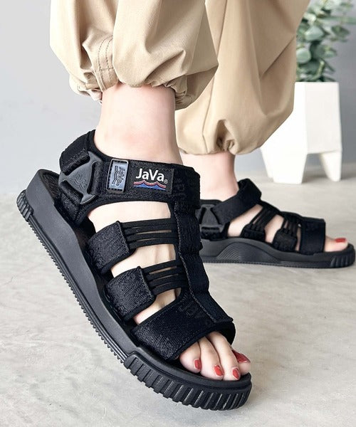 Javaジャバコラボ》足元に抜け感をプラス。メッシュゴムベルトグルカ