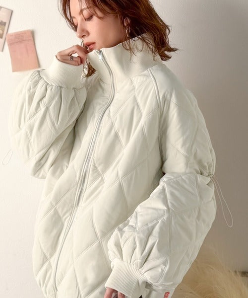 JaVaジャバコラボ》大人カジュアルの主役。ダブルキルティング袖