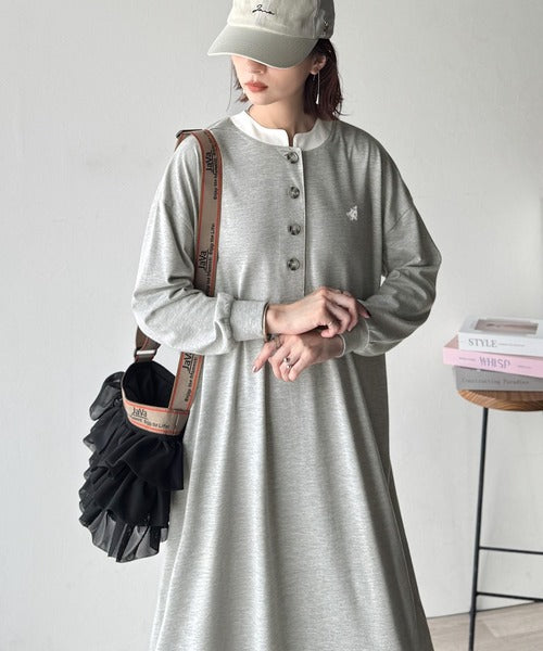 ユーフラジー nui mond/mond ヘンリーネックワンピース nui mond