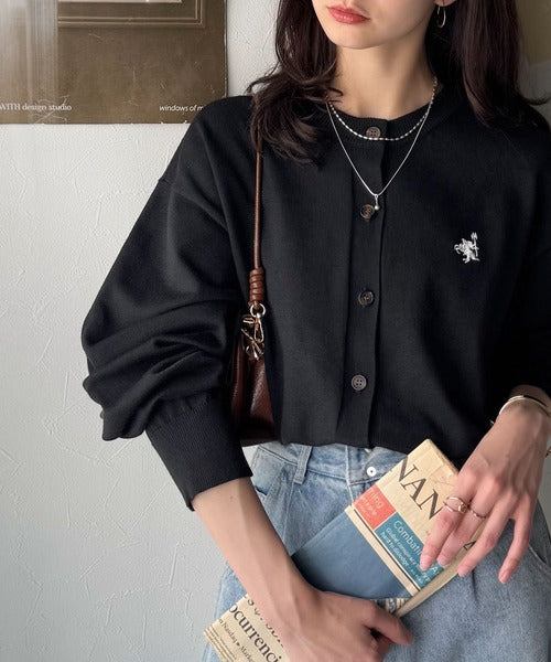 刺繍デザイン ブラック 長袖カーディガン チチカカ 刺繍入り ブラック 長袖カーディガン｜Yahoo!フリマ（旧