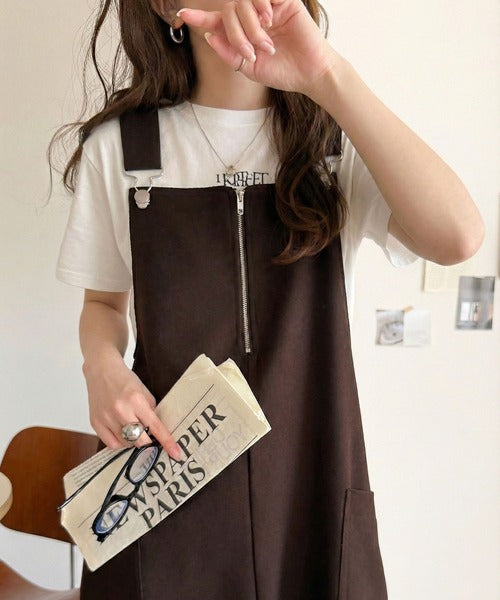 ふんわりフォルムが魅せる大人の抜け感♪バッククロスジップデザイン