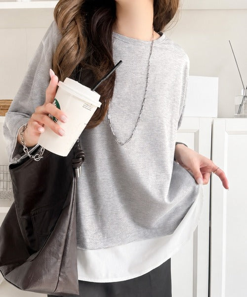 JaVaジャバ コラボ》実は、フェイクなんです！フェイクレイヤードTee