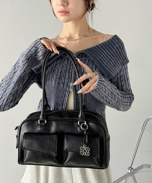 mily bilet】今季マストなトレンドバッグ。チャーム付きショルダー