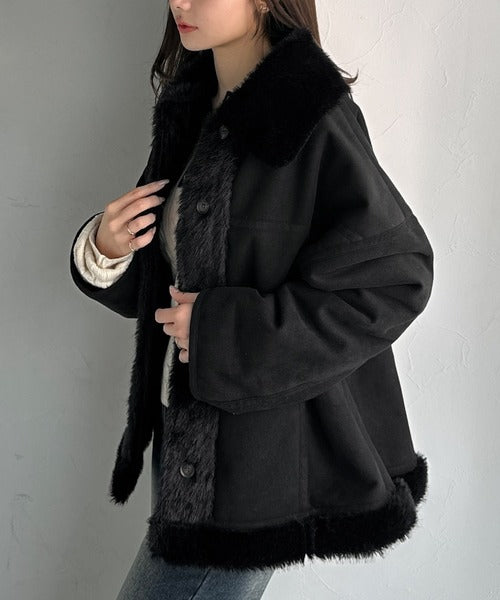 真由美様　Unaca ラビットファーショートコート【GLOW 1月号掲載】 M 002_dadfbfb7-8206-42b3-806e-