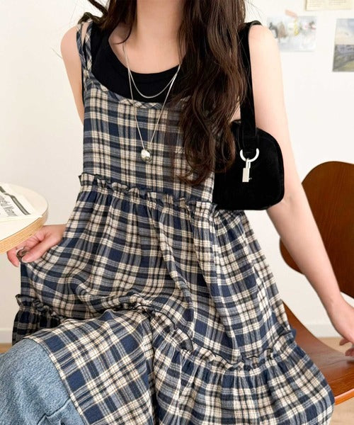 mily bilet】360度どこから見ても大人可愛い! 切替シアーティアード