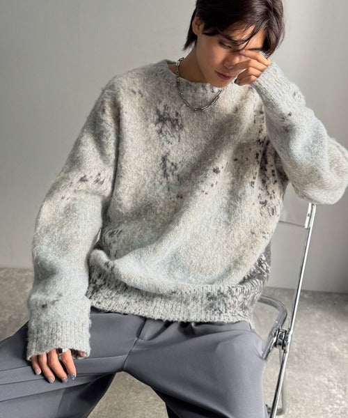 clover*‪ஐ様【リピーター様】 MULTI BORDER FEATHER KNIT｜CONVERSE TOKYO (コンバース