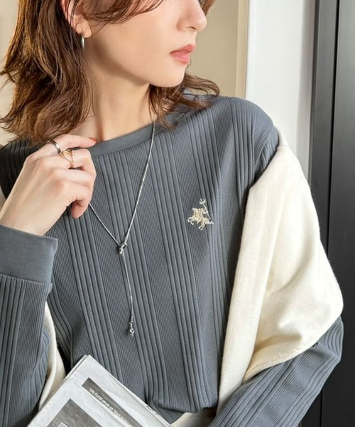 ドゥーズエムクラス★【今季】EVERYDAY テレコ Tシャツ Deuxieme Classe テレコ ロングスリーブ プルオーバー ブラック - メルカリ