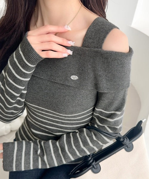 アパルトモン♡カシミアボーダー セーター uk45_13_5c161105-f883-4939-