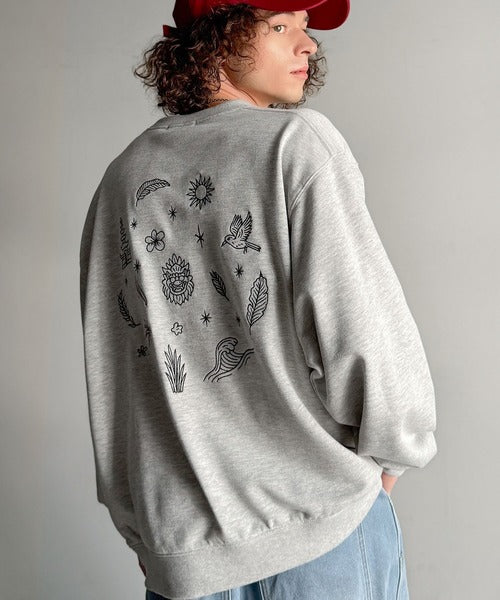 Classical Origin】「背中で魅せる。」バック刺繍入りスウェット