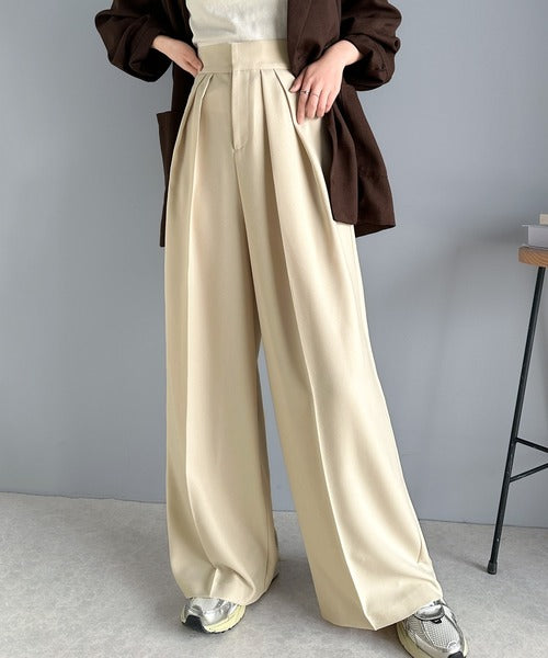 SPECIALGUEST ワイドパンツ　ベージュ　2XL 楽天市場】ワイドパンツ / 公式 CUBE SUGAR 無地 綿 ツイル