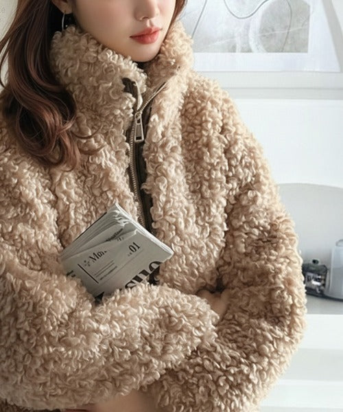 【moripon】みさん様プードルファーコート プードルファーコート ブラウン | ファッション通販＆メディアMyColor