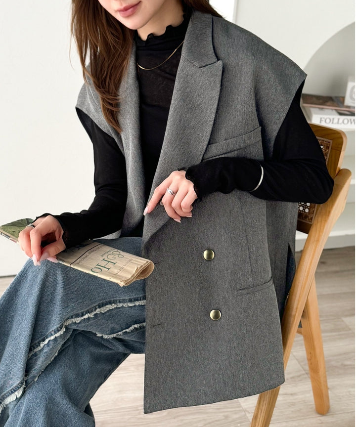 【新品】クラシカルエルフ　オーバーサイズダブルブレストジャケット　3枚セット クラシカルエルフ Classical Elf シーンレスに活躍。オーバー