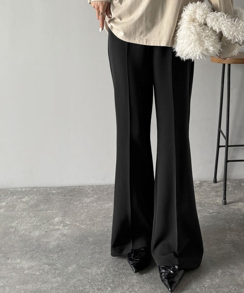 UVカット・防しわ機能】洗濯機OKの最強アイテム！美脚シルエットフレア