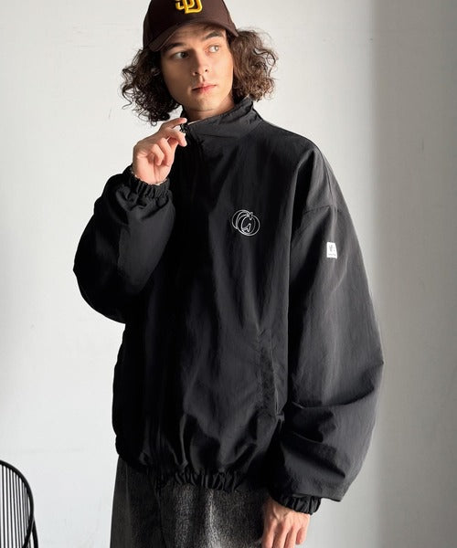 【早い者勝ち　新品未使用】MARK & LONA ナイロン リバーシブルブルゾン セール】ボア×ナイロン リバーシブル スタンド オーバーサイズブルゾン