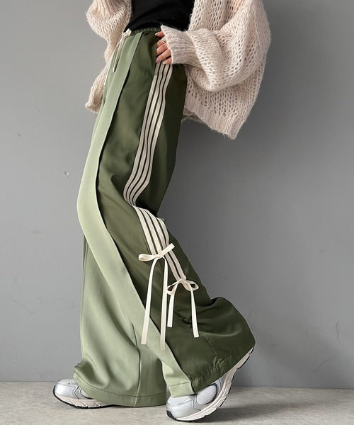 mily bilet】注目度100％！大人っぽデザイン。サイドリボン2WAY素材