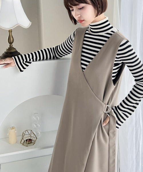 楽チンなのにキチンと魅せ！2wayラップオールインワン ce1070071