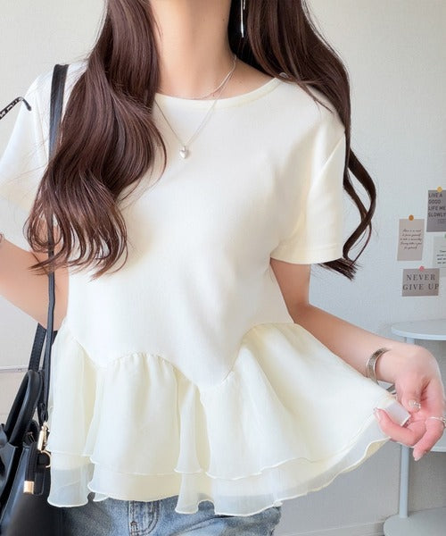 mily bilet】可憐に揺れて、ときめきを纏う♪前後2wayペプラム切替