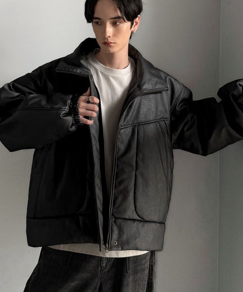 Javaジャバコラボ》寒さ知らずの防寒力！高級感あふれる中綿フェイク