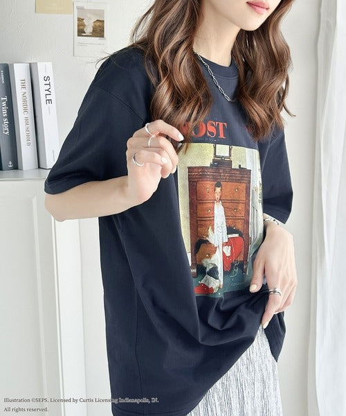 THE SATURDAY EVENING POST』×クラシカルエルフ 別注グラフィックT