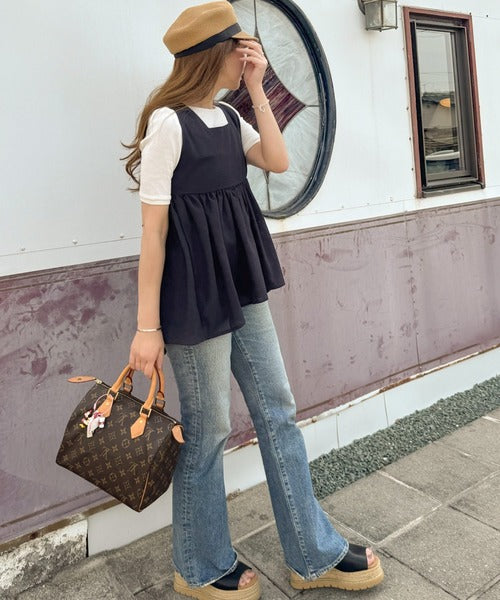 STUDIO BOHEME PARIS 36M セットアップ　新品未使用 AYA×クラシカルエルフコラボ》洗練された背中で魅せる大人リボンの