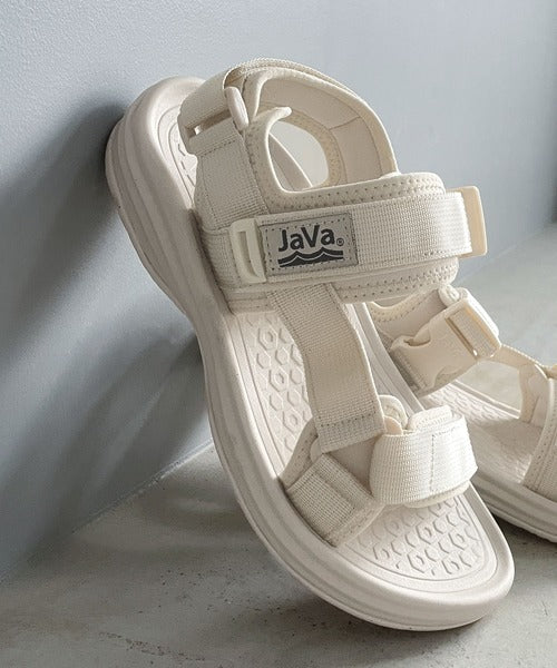 Javaジャバコラボ》スポーティーストラップベルクロサンダル jm0849008