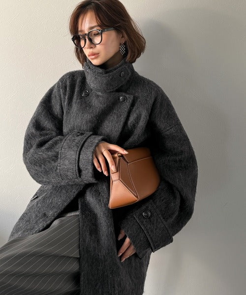 Classical Evon】気品に溢れ、温もり満たす。シャギーピーコート