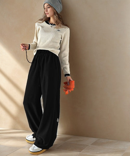 美品 レア CARPE DIEM×TFW49コラボ トラックパンツジョガー 黒 極美品 レア CARPE DIEM×TFW49コラボ トラックパンツジョガー LO