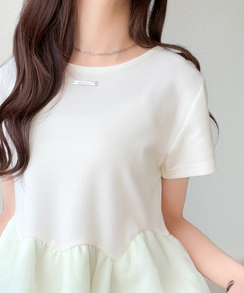 mily bilet】可憐に揺れて、ときめきを纏う♪前後2wayペプラム切替