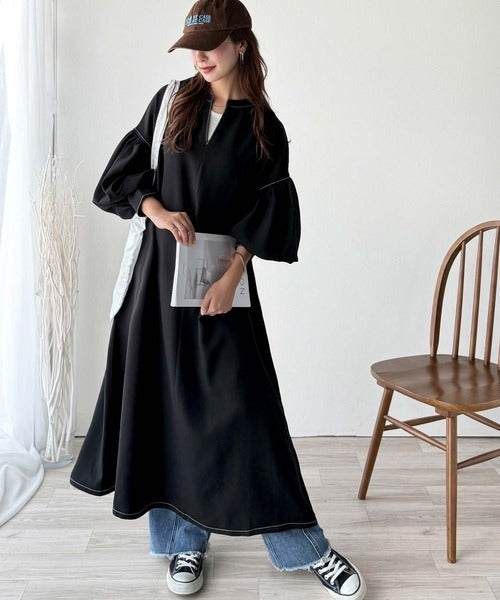 【新品】BARNEYSNEWYORK半袖ワンピース 36 rs36768-001.jpg